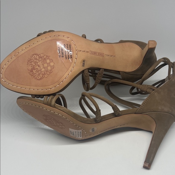 Vince Camuto Women's Brown Strappy Heels - Picture 5 of 6